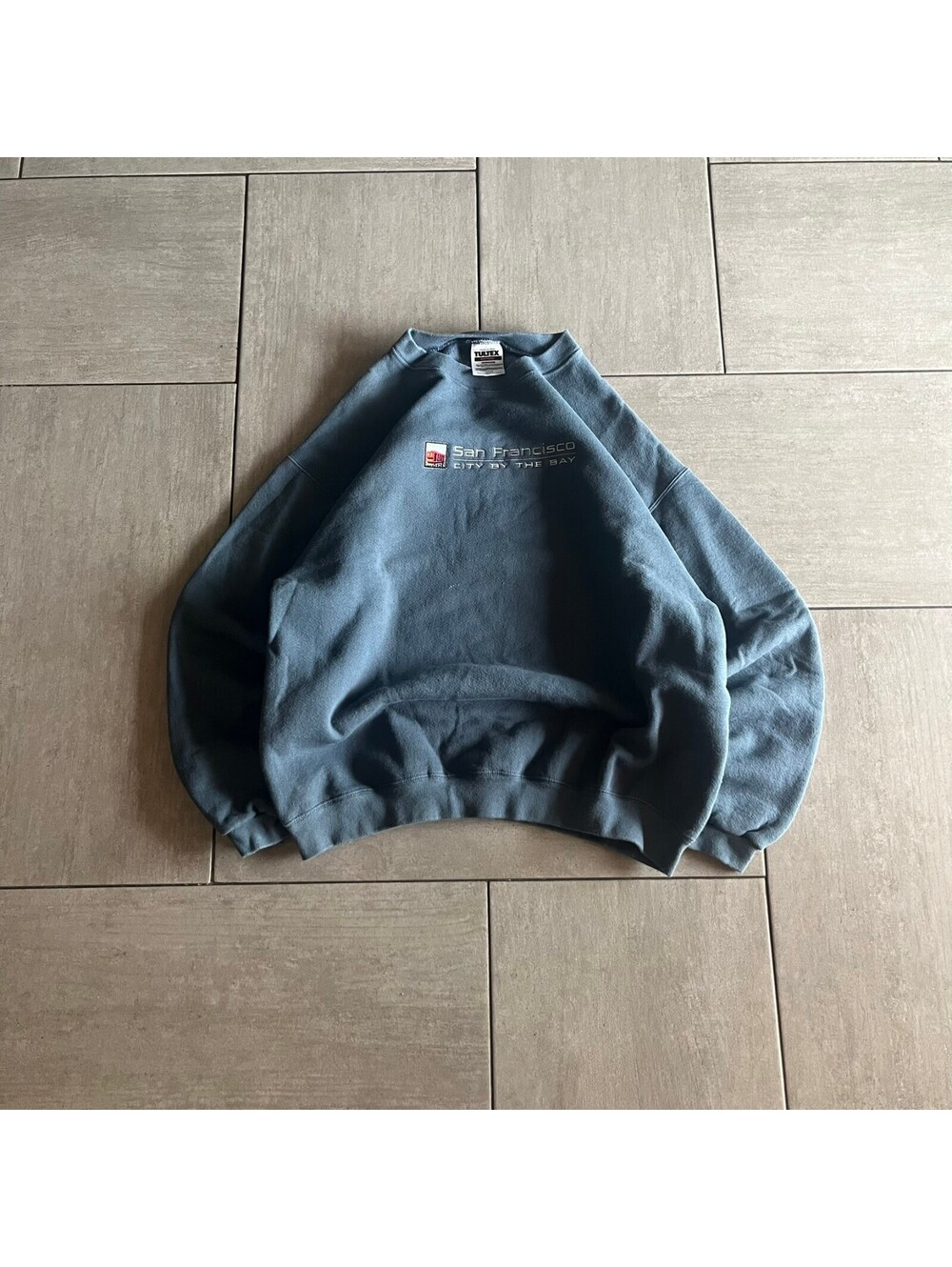 Vintage Tultex San Francisco Embroidered Crewneck Sweatshirt Large
